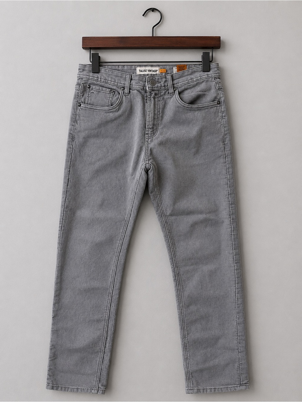 Tailor Vintage Gray Slim Fit Comfort Stretch Jeans 34x30